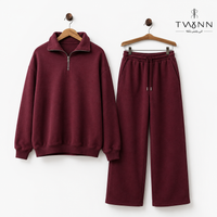 ترينج TWYNN نصف سوستة وبنطلون واسع — نبيتي