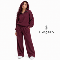 ترينج TWYNN نصف سوستة وبنطلون واسع — نبيتي